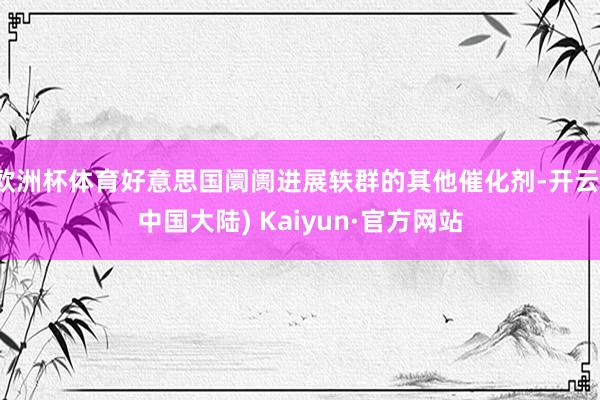 欧洲杯体育好意思国阛阓进展轶群的其他催化剂-开云(中国大陆) Kaiyun·官方网站
