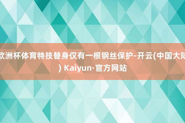 欧洲杯体育特技替身仅有一根钢丝保护-开云(中国大陆) Kaiyun·官方网站